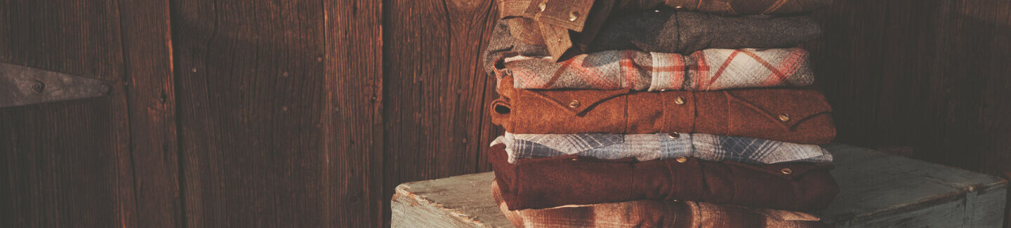 Stack of Pendleton Shirts