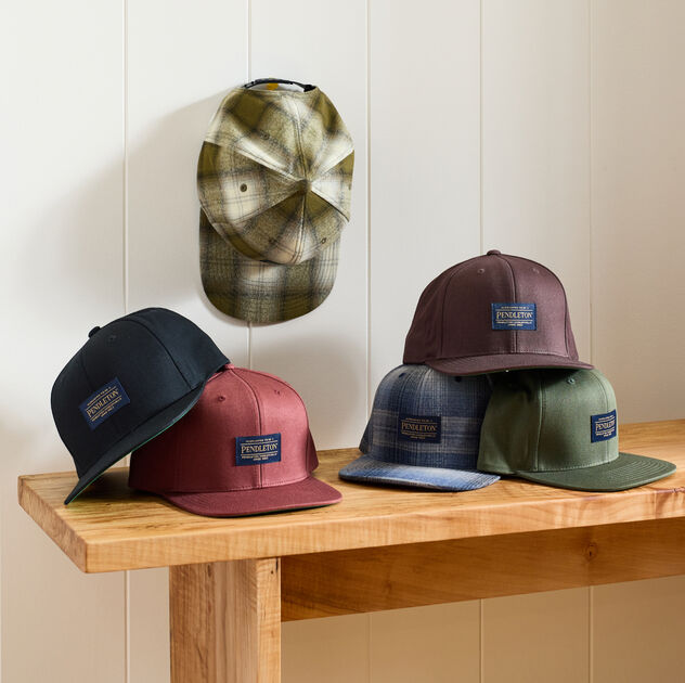 Stack of Pendleton Baseball Style Caps