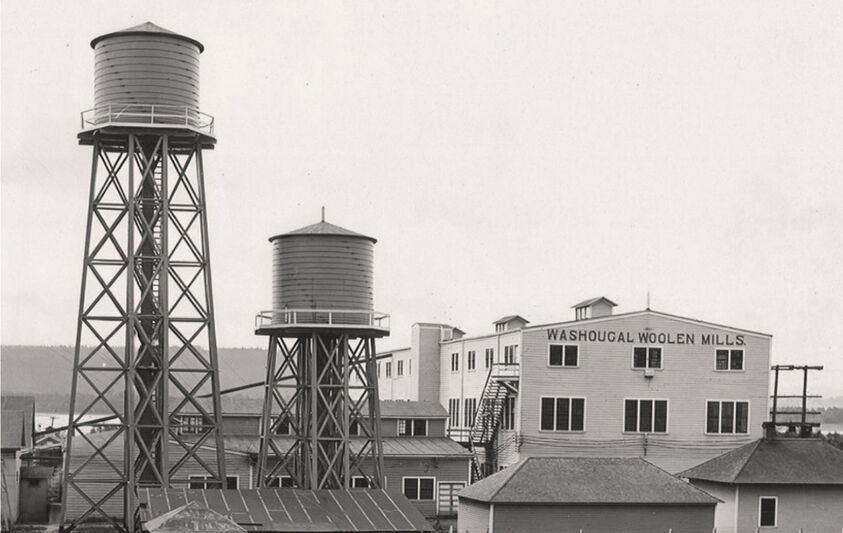 Historic Photo of Outside of Our Washougal Mill