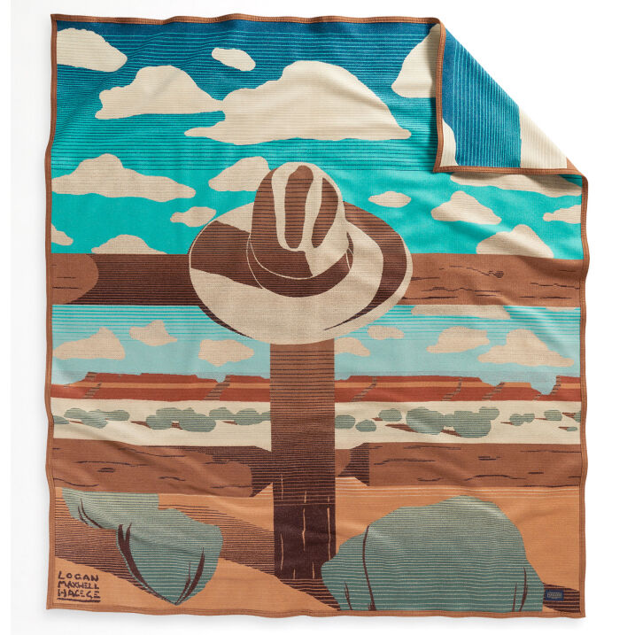 Resting Place Blanket - by artist Logan Maxwell Hageges 