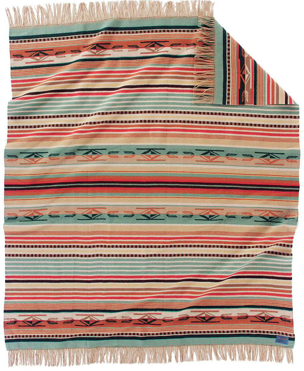 Pendleton Chimayo THrow in COral