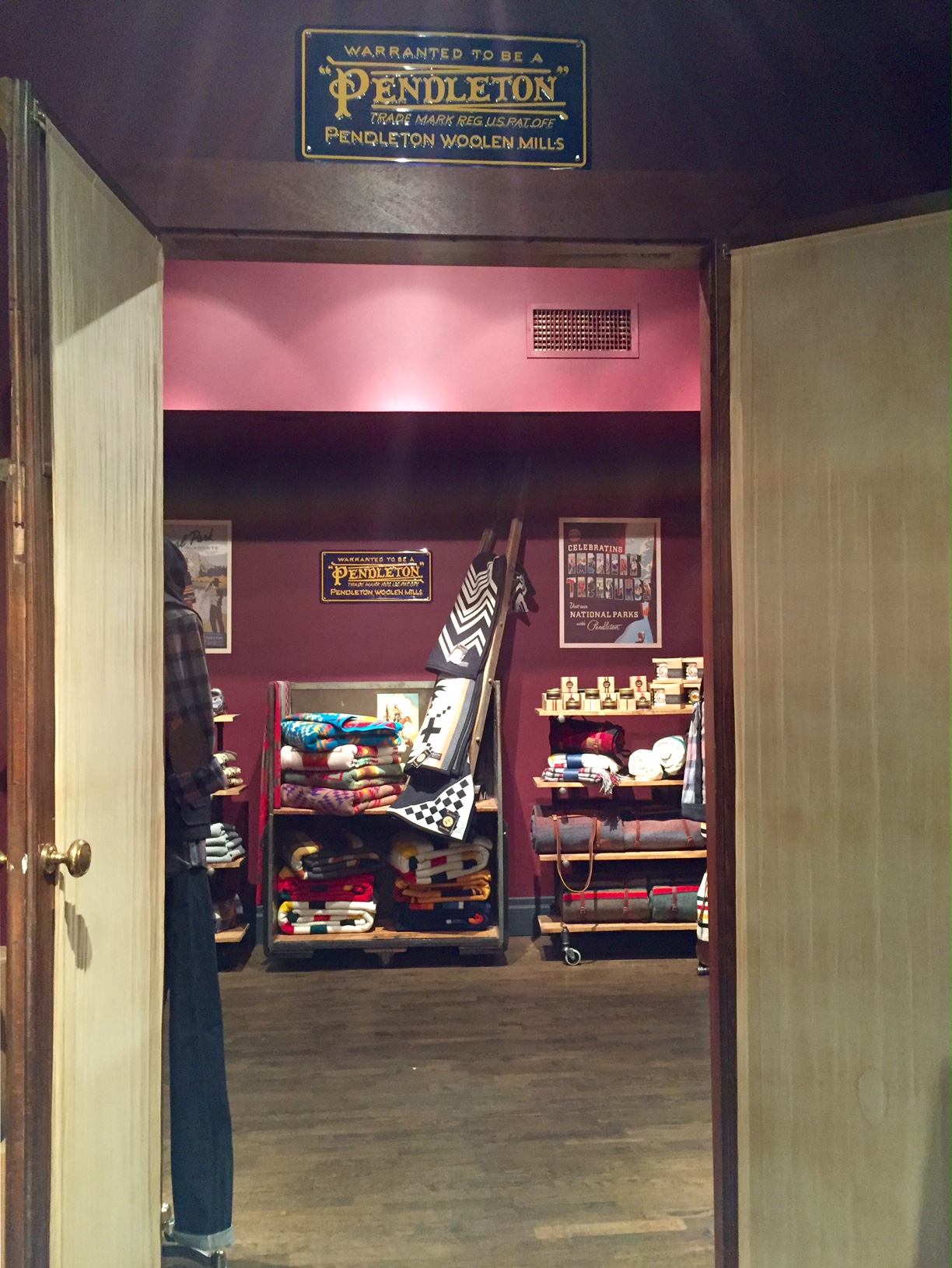 Wolverine's Pendleton pop-up