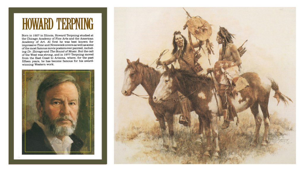 Howard Terpning self-portrait and bio courtesy the NAWACAA