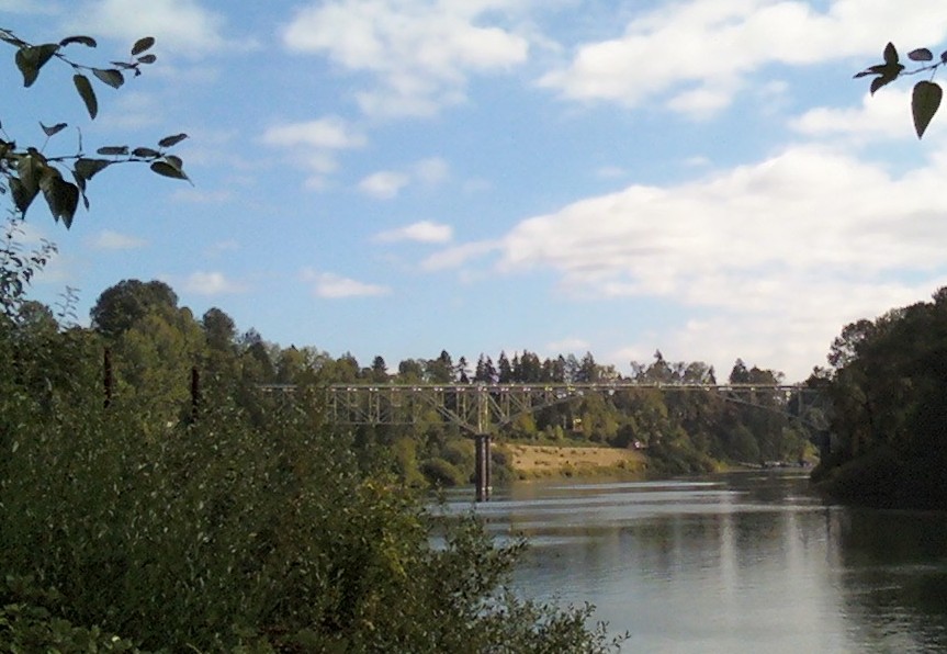 Newberg Bridge in CHampoeg State park
