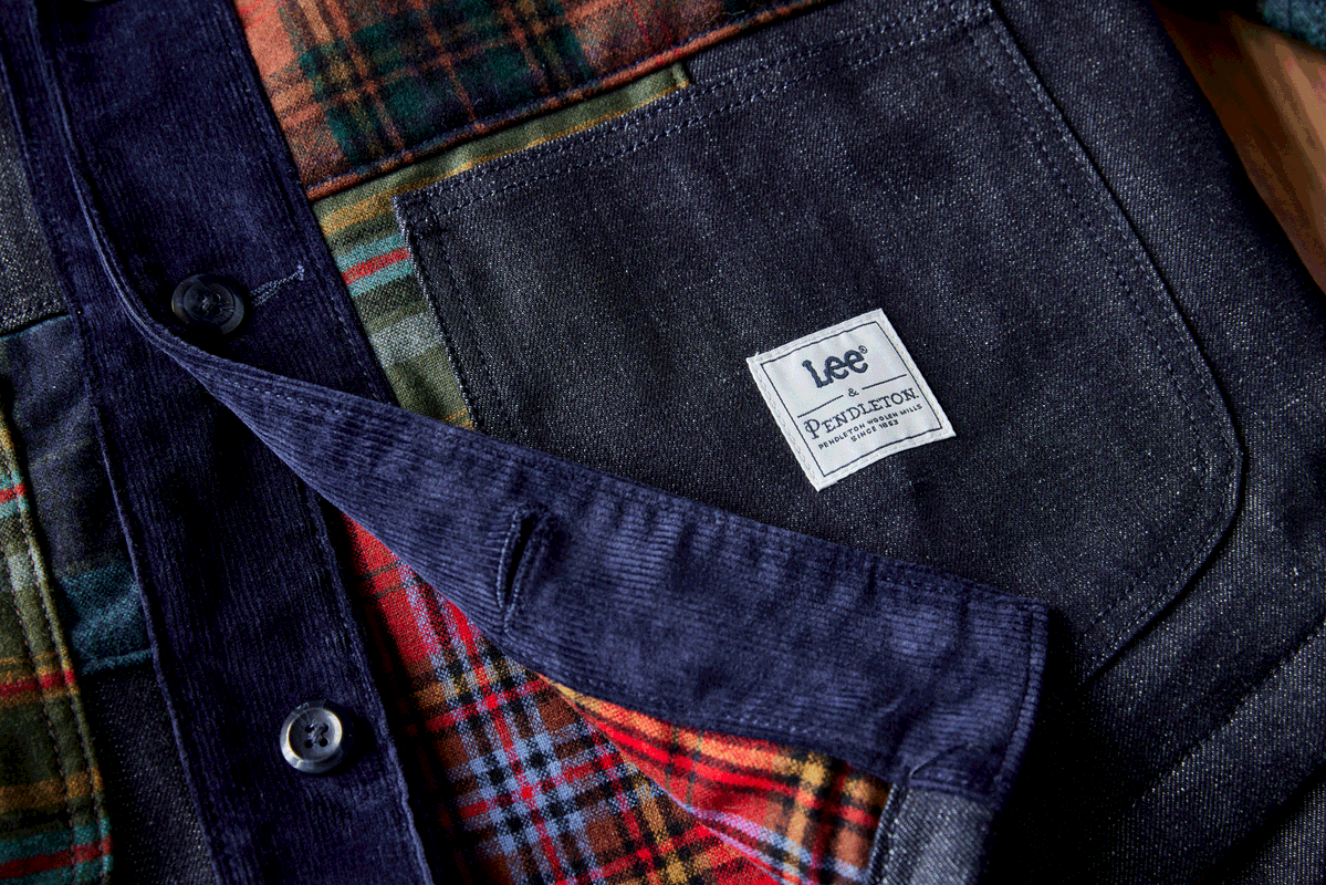 A jacket from the 2021 Lee/Pendleton collaboration