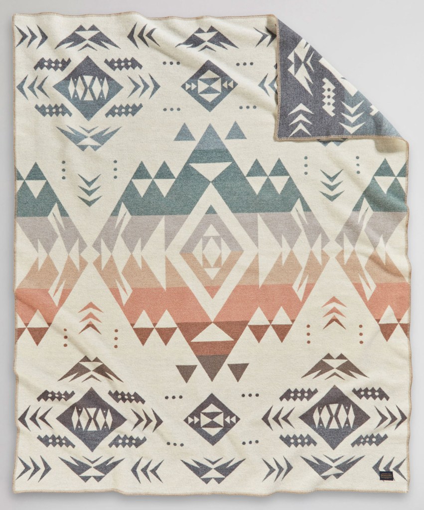 The Agate Beach blanket by Pendleton