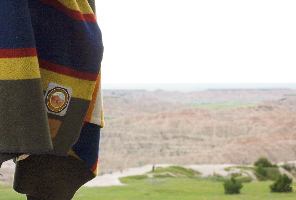 Closeup of the blanket label, photo by emmanuel beltran