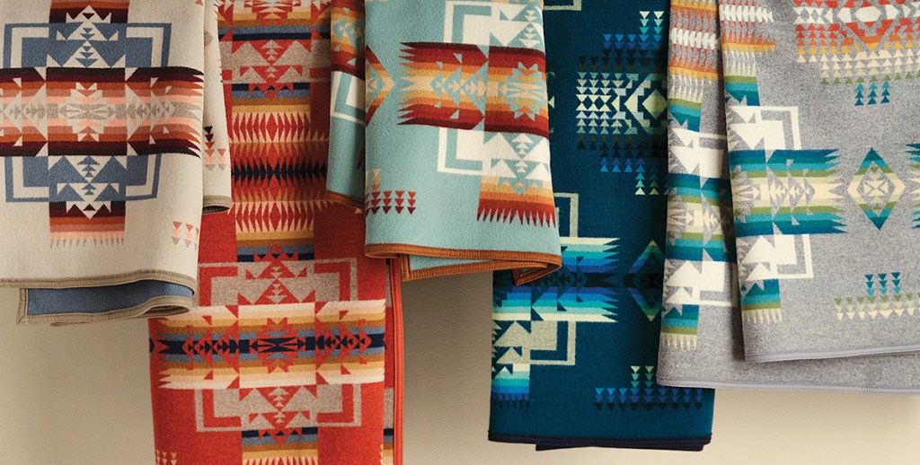 Pendleton Chief Joseph blankets - wool blankets that need to be dry cleaned