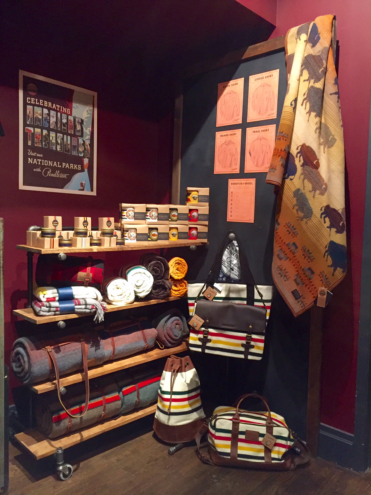 Wolverine's Pendleton pop-up