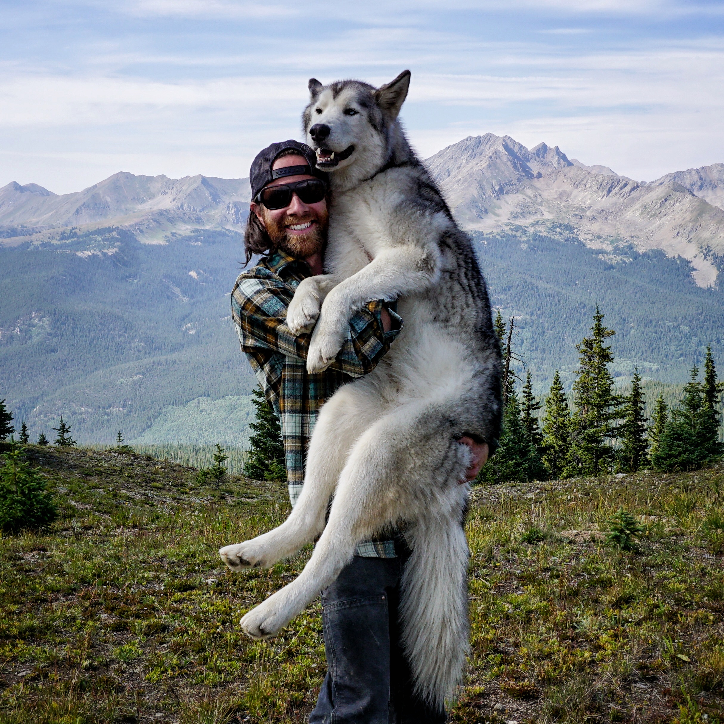 Loki_ (1) and his owner