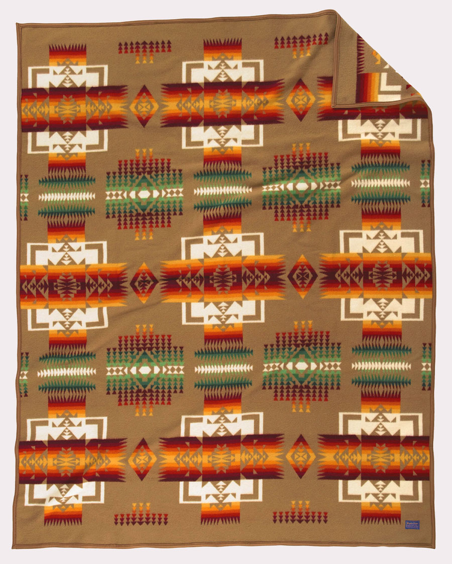 The Chief Joseph blanket by Pendleton Woolen Mills.