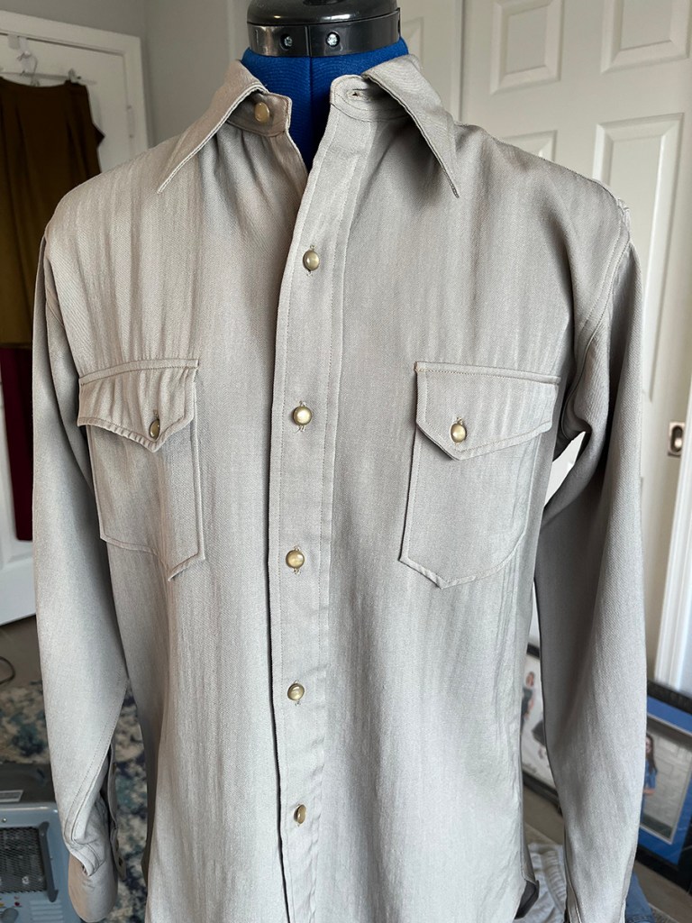 photo of the Pendleton Gambler shirt, photo courtesy Rali Burleson