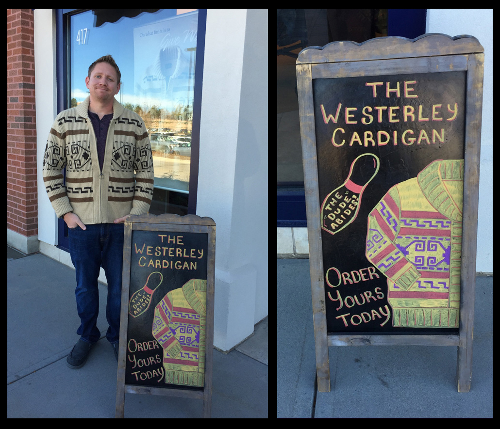 Colorado  Manager & sign for Westerley sweaters