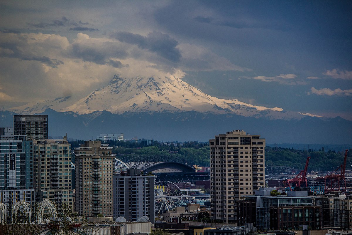 Seattle skyline via Wikicommons